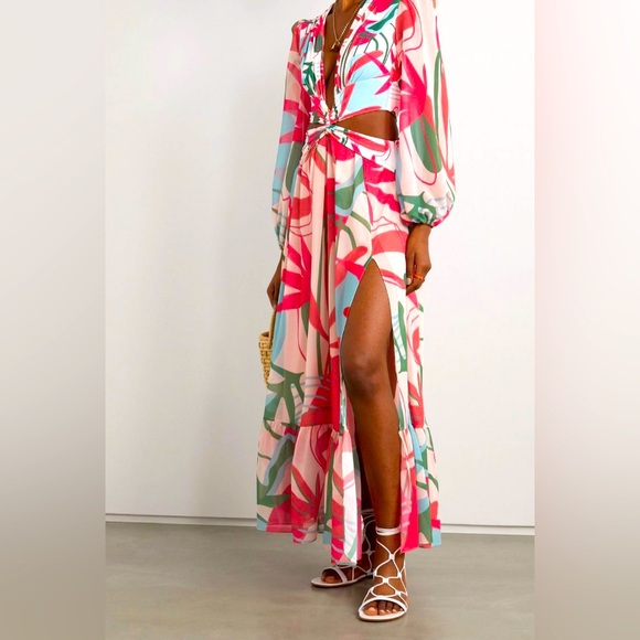 PatBo Rio Cutout Floral Pattern Dress - Picture 4 of 10